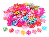100pcs/bag Mini Filigree Bows Hairpins For Kids Colorful Plastic Snap Hair Clips Hair Accessories Children Hairgrips