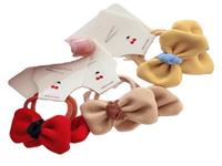 2pcs/set Korean Hair Ropes Cute Baby Bow Tie Headband Candy Hair Accessories