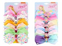 Fashion 4.7 Inch White/pink/black Jojo Siwa Rainbow Bow Wholesale