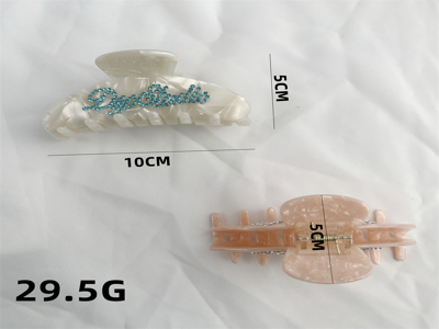 Летние Аксессуары 2023 Pinzas Para El Cabello Корейские Большие Клипсы Из Ацетата Целлюлозы Для Волос Со Стразами